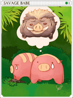 Savage Babe Card