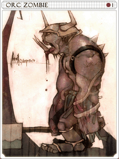 Orc Zombie Card