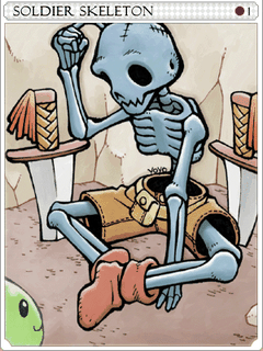 Soldier Skeleton Card