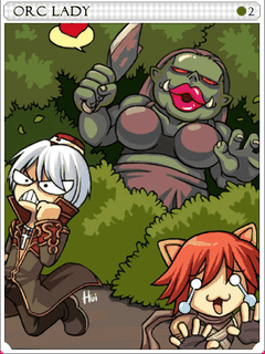 Orc Lady Card