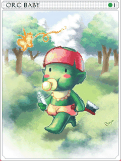 Orc Baby Card