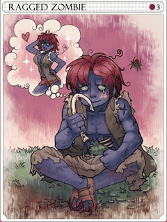 Ragged Zombie Card